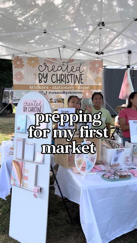 Market Vendor Setup, Hairstylist Vendor Booth, Booth Signs Vendor Diy, Small Craft Fair Booth Display Ideas, Things You Need For A Pop Up Shop, Esthetician Vendor Booth, Selling Booth Design Display Ideas, Vendor Must Haves, Market Boutique Display Ideas