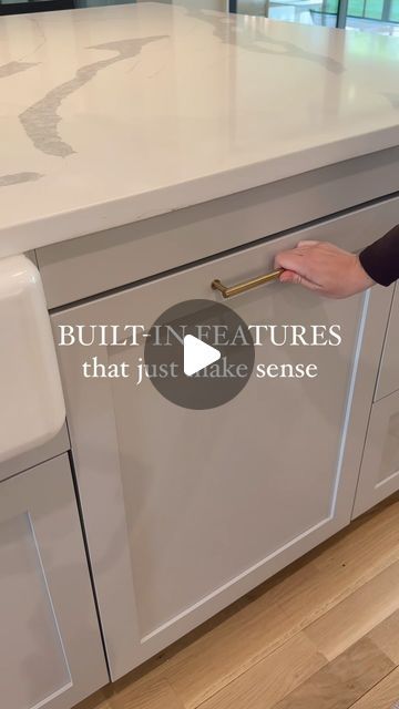 Pike Properties on Instagram: "Built-in Features at 407 Hunter 🧑‍🍳  * Built-in Pantry * Refrigerator & Freezer * Microwave * Utensils Drawer * Dishwasher * And More!   #pikeproperties 🛠️ @pikeproperties" Kitchen Island Fridge Drawer, Built In Kitchen Organization Cabinets, Built In Kitchen Pantry Ideas, Kitchen Island Ideas Drawers, Hidden Baking Station, Freezer Drawers In Island, Kitchens With Built In Refrigerator, Cabinet Walk In Pantry, Kitchen Island Cookbook Storage