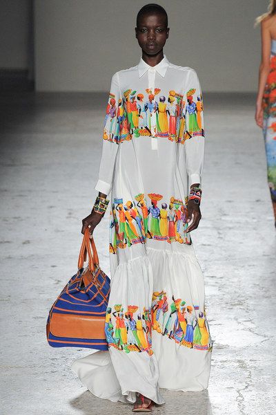 See the complete Stella Jean Spring 2015 Ready-to-Wear collection. Afrikaanse Mode, Stella Jean, Mode Boho, African Inspired Fashion, African Prints, African Style, Moda Vintage, 2015 Fashion, Spring Summer 2015