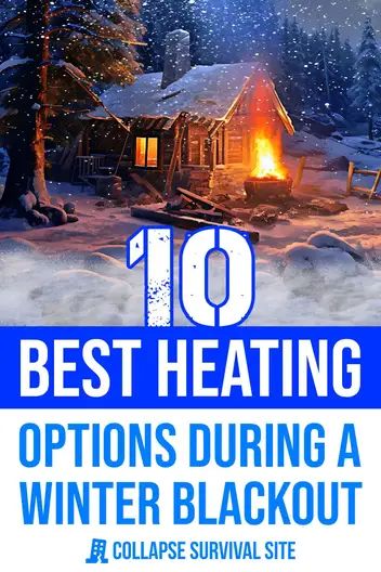 During a winter blackout, it's important to have alternative heating options for emergency survival. Here are the best methods to stay warm. Heat During Power Outage, Heat Sources Emergency, Non Electric Heat Source, Alternative Heat Source, Off Grid Heating Winter, Staying Warm During Power Outage, Winter Preparedness Home, Heat Without Electricity, Emergency Heat Source