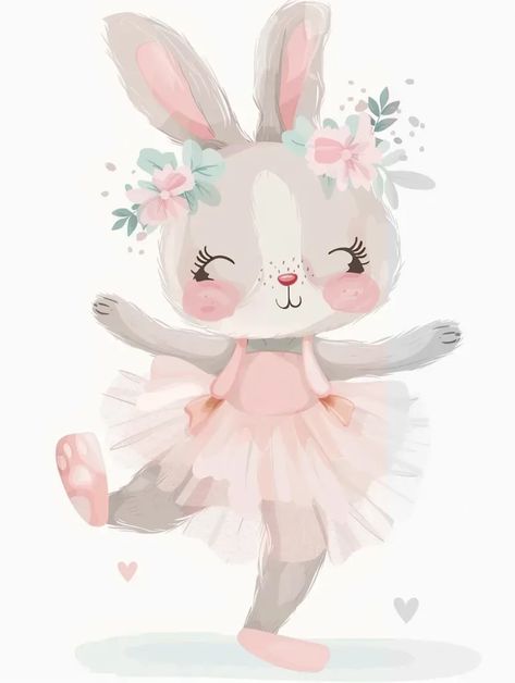 Full Color Image in ai-img-gen.com 🔸 a cute bunnies wearing ballet dresses,A chubby, round, and extremely cute bunny. The bunny has a plu... 🔸 From Midjourney AI Image Bunny Ballerina, Cute Bunnies, Grey Bunny, Sweet Smile, Pink Cheeks, Blue Hearts, Color Image, Pink Tutu, Pretty Prints