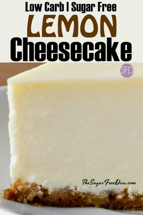 Lemon Cheesecake Recipes, Low Carb Soup Recipes, Low Fat Low Carb, Low Carb Low Fat Recipes, Postre Keto, Cheesecake Dessert, Diet Recipes Easy, Low Carb Cheesecake, No Carb Recipes