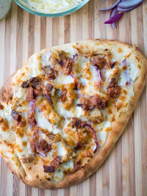 Naan Flatbread Recipes, Air Fryer Naan, Pizza Air Fryer, Pizza In Air Fryer, Flatbread Pizza Crust, Naan Pizzas, Personal Pizzas, Chicken Flatbread Pizza, Upstate Ramblings