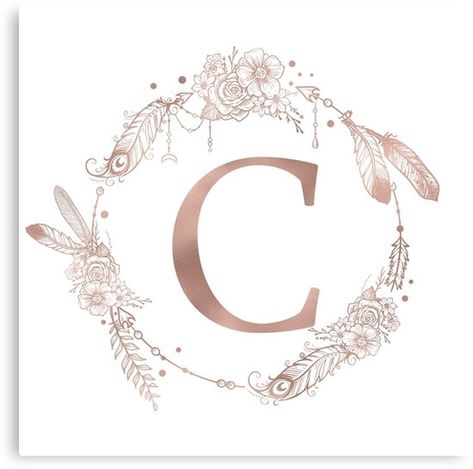 Instagram Themes, Magick Art, The Letter C, Monogram Throw Pillow, Alphabet Wallpaper, Initial Monogram, Alphabet Art, Letter Design, Gold Monogram