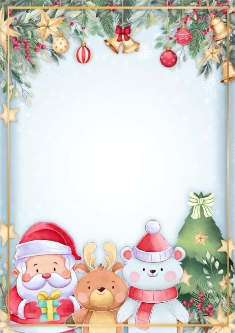 Christmas Photo Frame, Merry Christmas Wallpaper, Cute Christmas Wallpaper, Christmas Stationery, Christmas Card Crafts, Navidad Christmas, Christmas Frames, Christmas Lettering, Pinocchio