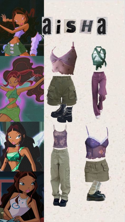 Winx Club Outfits Aisha, Winx Club Inspired Outfits Aisha, Winx Aisha Outfits, Aisha Winx Club Outfit, Aisha Winx Club Costume, Purple Costume Ideas, Winx Club Aesthetic Outfits, Winx Inspired Outfit, Aisha Outfits