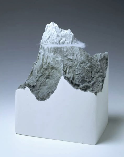 PROCESSING MATTER Contemporary Stone Sculpture, Mountain Sculpture, Abstract Painting Diy, 3d Printing Art, Concrete Art, Fashion Photography Inspiration, Stone Sculpture, Sculpture Installation, Model Making