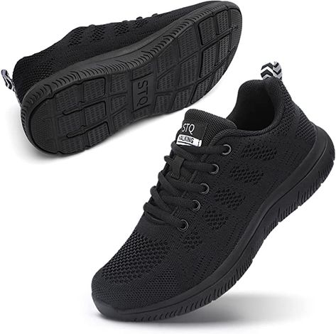 Amazon.com | STQ Walking Shoes for Women Casual Lace Up Lightweight Tennis Running Shoes | Walking Tennis Shoes Womens, Walking Shoes For Women, Walking Tennis Shoes, Power Walking, Training Sneakers, Walking Shoes Women, Walking Sneakers, Travel Shoes, Casual Lace