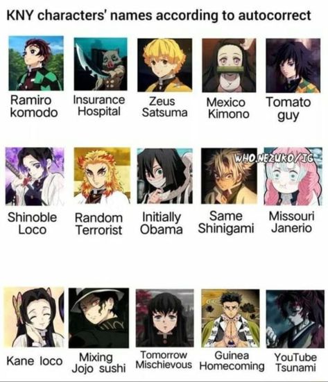 Demon slayer ✨ Demon Names Male, Demon Slayer Names, Anime Names List, Girl Character Names, Anime Character Names, Anime Episodes, Japanese Names, Cute Disney Wallpaper, Character Names