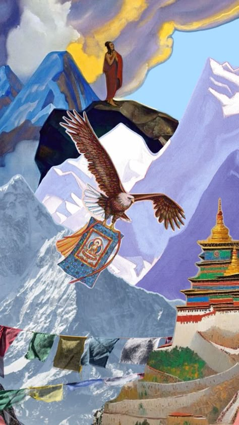 Dharma. Nepal. Roerich Nicholas. Buddhism Nicholas Roerich, Iphone Wallpaper Ios, Fashion Design Portfolio, Chinese History, Art Gallery Wallpaper, Tibetan Buddhism, Natural World, Portfolio Design, Abstract Art Painting