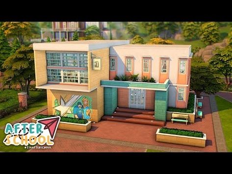 The Sims 4 Recreation Center, Sims 4 Commercial Builds, Community Lot Sims 4, Sims 4 Arts Center, Sims 4 Art Center, Oasis Springs Community Lot, Sims 4 Community Center, Sims 4 Rec Center, Sims Community Lots