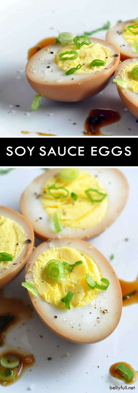 Soy Sauce Eggs are hard boiled eggs soaked in a delicious Asian marinade, transforming them into a perfect snack or served over ramen for a filling meal. Eggs Boiled, Soy Sauce Eggs, Asian Marinade, Healthy Asian, Boiled Egg Diet, Filling Recipes, Hard Boiled, Hard Boiled Eggs, Deviled Eggs