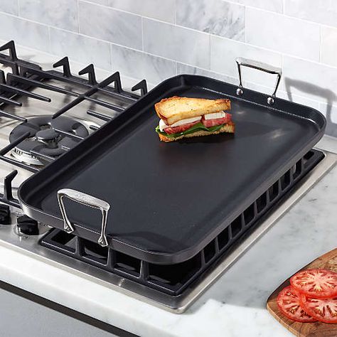 Cook For A Crowd, Griddles & Grill Pans, Griddle Grill, Double Burner, Gadgets Kitchen Cooking, Cooking For A Crowd, Cooking Gadgets, Kitchen Cookware, Pan Set