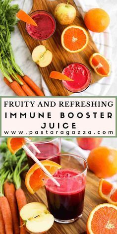 Juicing Recipes For Health Immune System, Juicing Recipes With Apples, Juicing Apples Recipes, Immune Booster Juice, Booster Juice Recipes, Immunity Juice, Hurom Juicer, Booster Juice, Juice Ideas