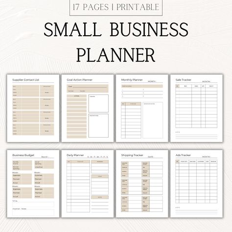 "This is a  PRINTABLE BUSINESS PLANNER to manage your business, achieve your goals and get the most out of your expensive time!  READY-TO-USE planner to manifest and track in only a few steps your ideal business leaving you with hours of free time to focus on other important things! Just DOWNLOAD and START right away! You can either use it digitally or print! With this purchase, you will receive a PDF file with small business planner. What is it? Undated Digital Business Planner 365 day planner Yearly Schedule What is ir for? iPad Planner GoodNotes Planner Notability Planner Printable planner Business Planner Printable |  Digital Business Planner | Business Bundle | Business Planner 2023 | Small Business Planner HOW IT WORKS 1. Purchase this listing 2. You will receive an email from Etsy w Business Diary Planner, Small Business Budget Planner, Small Business Necessities, Small Business Ideas For Women Products, Business Plan Template Free Printables, Small Business Planner Printables, Project Planner Printable Free, Small Business Planner Free Printables, Small Business Set Up