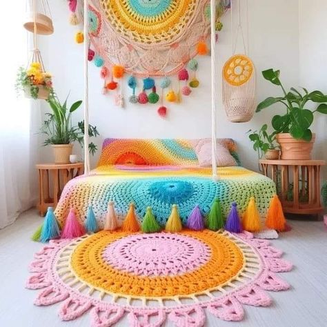 Colorful Room Decor, Indian Bedroom Decor, Indian Room Decor, Colourful Living Room Decor, Casa Vintage, Colourful Living Room, Girl Bedroom Designs, Deco Boheme, Bedroom Decor Design