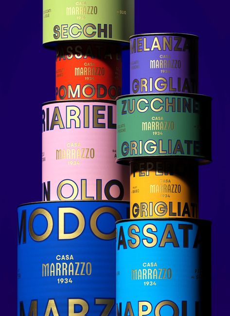 Casa Marrazzo Epitomizes Bold Simplicity | Dieline - Design, Branding & Packaging Inspiration Packaging Design Trends, Identity Package, Reusable Packaging, Beer Packaging, Dirty Martini, Graphic Design Packaging, Food Packaging Design, Beverage Packaging, Canned Food