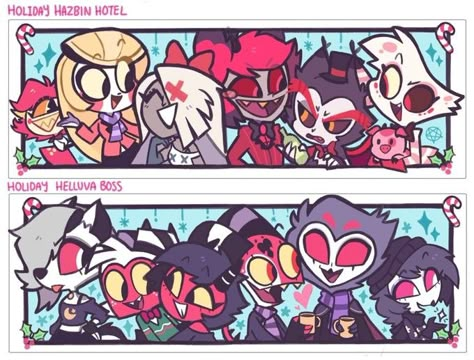 Boss Christmas, Castlevania Wallpaper, Boss Series, Whatsapp Wallpaper Cute, Hazbin Hotel Charlie, Hotel Trivago, Chibi Characters, Vivziepop Hazbin Hotel, Cartoon Crossovers