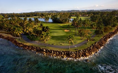 West Course Ritz Carlton Puerto Rico, Luxury Caribbean Resorts, Dorado Puerto Rico, Puerto Rico Island, Caribbean Luxury, Sand And Water, Best Resorts, Golf Resort, Ritz Carlton