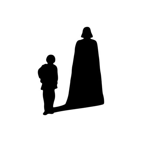 Anakin Darth Vader Tattoo, Anakin Skywalker Silhouette, Anakin Silhouette, Anakin Skywalker Tattoo Ideas, Star Wars Wall Painting, Anakin Skywalker Tattoo, Anakin Tattoo, Darth Vader Svg, Star Wars Tattoo Sleeve