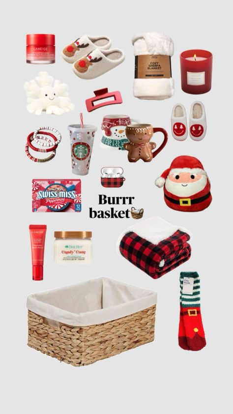 Bestie Basket, Xmas Gift Baskets, Making A Gift Basket, Girly Christmas Gifts, Big Little Basket, Cute Christmas Ideas, Homemade Gift Baskets, Hamper Gift Basket, Holiday Baskets