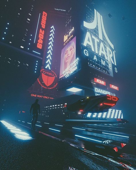 388 Likes, 35 Comments - 𝙎𝙍𝙍𝙀𝙉𝘿𝙀𝙍 (@iamsrrender) on Instagram: “2 0 4 9 • • Last piece of 2020 this one is a tribute to my favorite movie Blade Runner 2049. Thank…” Neo Futurism, Scifi City, San Myshuno, 80s Design, City At Night, New Retro Wave, Blade Runner 2049, Cyberpunk Aesthetic, Cyberpunk City