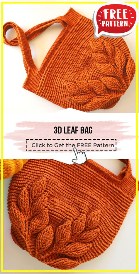 3d Leaf Crochet Bag Free Pattern, Crochet Leaf Bag Free Pattern, Leaf Bag Crochet, Crochet Bucket Bag Pattern Free, Crochet Leaf Bag, Crochet Phone Bag Free Pattern, Crochet Case Pattern, Leaf Bag, Leave Pattern