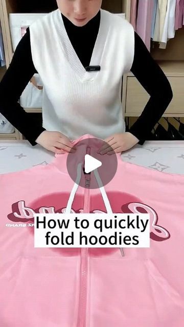 How To Folding on Instagram: "Easy way to fold hoodies🌸#learnontiktok #foldingclothes #hoodie #storagehacks #foryou" How To Fold Hoodies, Food Eating, How To Fold, Folding Clothes, Storage Hacks, On Instagram, Clothes, Instagram