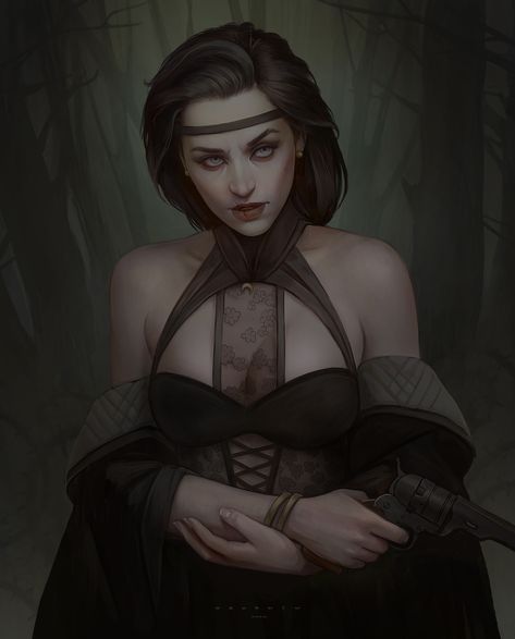 Ilya Ozornin, Witch Characters, World Of Darkness, Dnd Art, Female Human, Witch Art, Fantasy Inspiration, Dnd Characters, Character Portraits