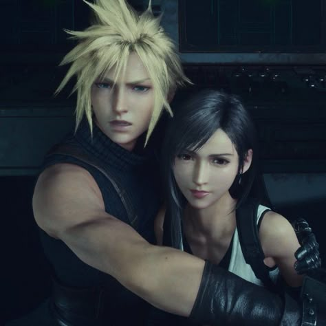 Ff7 Cloud, Tifa And Cloud, Final Fantasy Tifa, Tifa Cloud, Ff7 Remake, Cloud X Tifa, Cloud And Tifa, Final Fantasy Cloud, Final Fantasy Xii