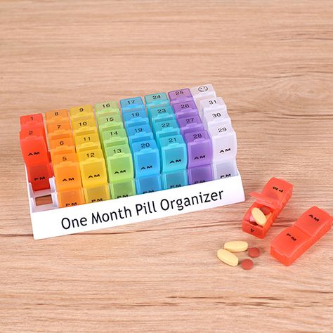 Monthly Pill Organizer, Pill Organiser, Scratch Card, Pill Organizer, Tomato Seeds, Kitchen Helper, Household Decor, I Found You, Mail Order