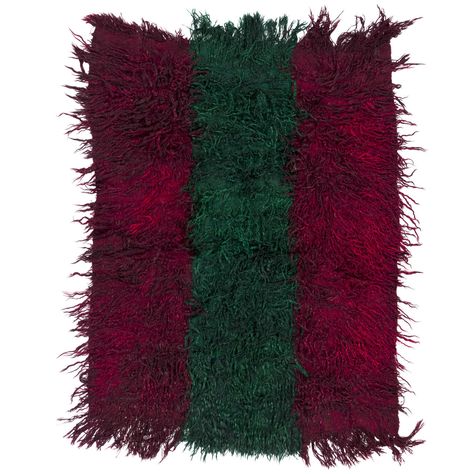 Vintage Turkish 'Filikli' Rug and Wall Hanging in Deep Red and Green | 1stdibs.com Floor Covering, Patchwork Rugs, Arte Popular, Soft Rug, Flat Weave Rug, Sofa Throw, Vintage Carpet, Rugs And Carpet, Carpet Handmade