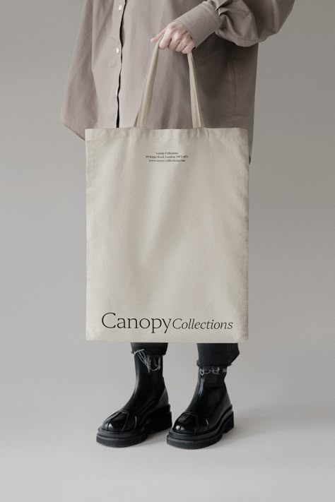 Bag Brand, Brand Bag Design, Branded Merchandise, Merch Branding, Tote Bag Packaging, Bag Branding, Daily Use Tote Bag With Branding, Branded Merch, Modern Coated Canvas Bag With Logo