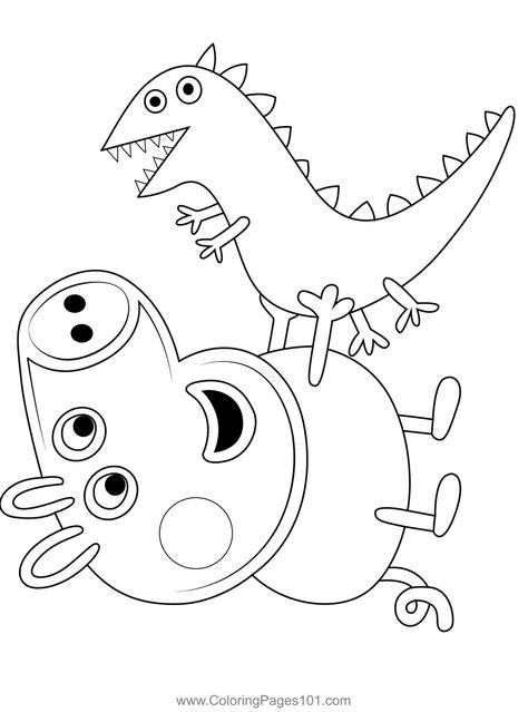 Peppa Pig Toy Coloring Page Pig Coloring Pages, Worksheet Coloring, Peppa Pig Toys, Peppa Pig Coloring Pages, Free Activities For Kids, Screen Free Activities, Pig Cartoon, Coloring Page Ideas, Animal Coloring