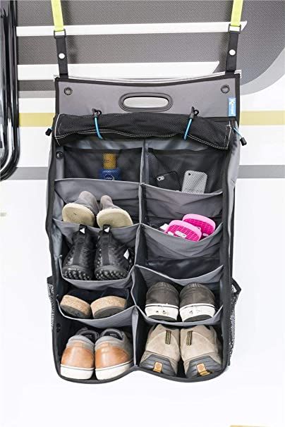 Uk Beach, Shoe Organiser, Beach Hacks Kids, Caravan Awnings, Travel Trailer Camping, Awning Accessories, Camper Storage, Camping Storage, Beach Necessities