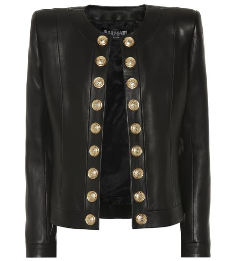 Balmain Leather Jacket, Balmain Jacket, Fur Collar Jacket, Christian Louboutin So Kate, Leather Blazer, Leather Jackets Women, Wool Blazer, Wool Jacket, Tweed Jacket