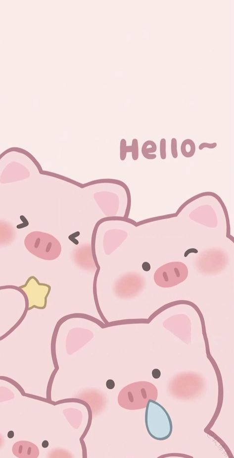 Cute, cute wallpaper, pink, pink wallpaper, piglet, cartoon, cartoon wallpaper, aesthetic, aesthetic wallpaper, One Piece Theme, Njoy Obs, Pig Wallpaper, Iphone Wallpaper Kawaii, Iphone Lockscreen Wallpaper, Cute Kawaii Animals, Pretty Phone Wallpaper, Pig Cartoon