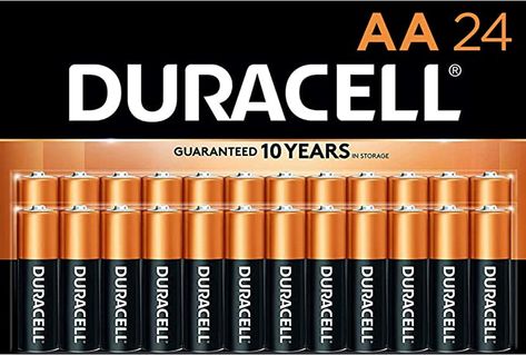 Amazon.com: Duracell - CopperTop AA Alkaline Batteries - long lasting, all-purpose Double A battery for household and business - 24 Count Duracell Battery, Reclaimed Pallets, Game Prizes, Mini Farm, Jimbaran, Game Controllers, College Gifts, Remote Controls, Aa Batteries