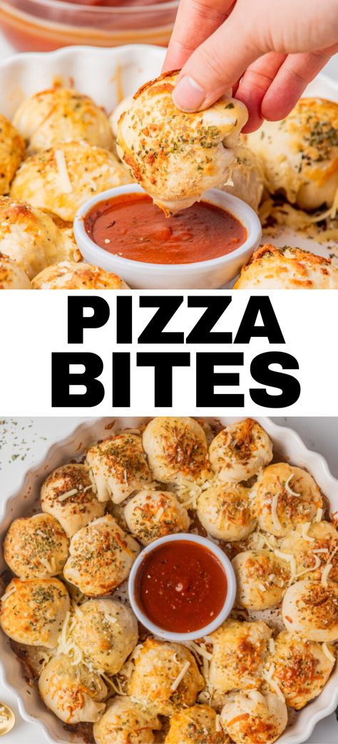 Pizza Poppers – These mini pizza bites, also known as Pizza Poppers, are the perfect easy appetizer for your next get-together. Pizza appetizers, easy hot appetizers, hot appetizers, warm appetizers, hot appetizer, easy party appetizers, pizza recipes, pizza bite, pepperoni pizza, easy snack bites, snack pizza, pizza aesthetic. Desserts With Pizza Dough, Can Pizza Dough Recipes Ideas, Pizza Appetizers Easy, Easy Hot Appetizers, Pull Apart Pizza Bites, Pillsbury Pizza Crust Recipes, Pizza Bites Appetizer, Homemade Pizza Bites, Pizza Dough Balls