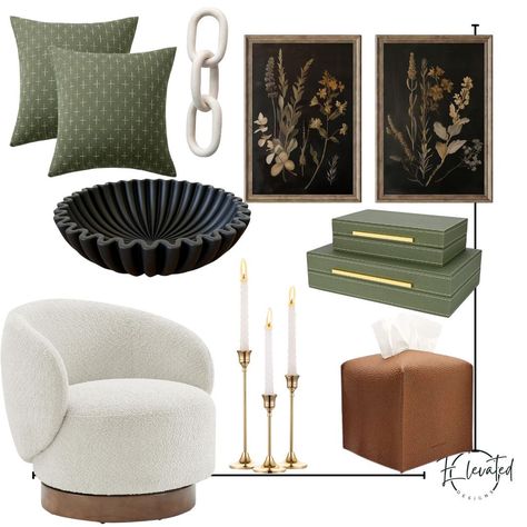 ▫AMAZON HOME DECOR FINDS▫ This might just be my favorite collage yet!! I am loving the olive greens with the cream, leather and gold accents! What do you gravitate towards for your home? Click link in bio to shop these finds! #amazonaffiliate #amazonhomefinds #amazonhomedecor #neutralhome #livingroomdecor #goldaccents #homeaccents #livingroomfurniture #moderndecor Olive Green Decor, Type Of Content, Home Decor Finds, Gold Home Decor, Amazon Home Decor, Green Decor, Cozy Decor, Living Room Style, Green Cream