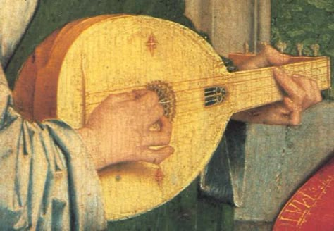 Lute Instrument Aesthetic, Medieval Music Aesthetic, Lute Aesthetic, Medieval Lute, Gerard David, Ancient Music, Famous Music, Medieval Music, Medieval Aesthetic