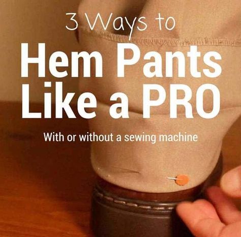 1000 Lifehacks, Hem Pants, Beginner Sewing Projects Easy, Leftover Fabric, How To Hem Pants, Sewing Projects For Beginners, Sewing Skills, Diy Couture, Love Sewing