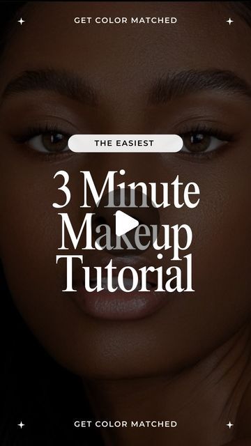 Eboni Hall 💋 Beauty Coach for Busy Women on Instagram: "If you only have 3 Minutes to do makeup, watch this video 👆🏾Want to get Color Matched?! Comment “I’m Ready” below 👇🏾  #easymakeup #fastmakeup #howtodomakeup #stepbystepmakeup #makeuptutorial #beautyroutine #beautytips #selfies #atlantamua #atlmua #feminineenergy #femininity #busy #foundation #concealer #contour #womeninpower #successfulwomen #atlantahousewives #power #makeupforwomenofcolor #morningroutine #makeupforbeginners #womenover30 #makeuptutorial #glow #treatyourself #2024" Steps To Makeup Application, Soft Glam Step By Step, How To Do Make Up Like A Pro, 3 Step Makeup Routine, Applying Makeup Step By Step, Steps To Applying Makeup, How To Apply Makeup Step By Step, Full Face Makeup Steps, Concealer Makeup Tutorial