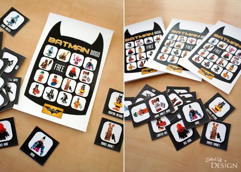 The Lego Batman Movie_Birthday Party Planning_BINGO Game Batman Printables, Batman Party Supplies, Lego Batman Birthday, The Lego Batman Movie, Geek Party, Marvel Party, Batman Theme, Movie Birthday Party, The New Batman