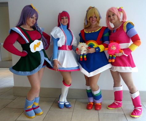 Newest Photo - Click for More! Rainbow Brite Halloween Costume, Rainbow Bright Birthday Party, Rainbow Bright Costumes, 80s Cartoon Costumes, Rainbow Brite Costume, Rainbow Brite Birthday, Cartoon Halloween Costumes, 80s Halloween Costumes, 80s Halloween