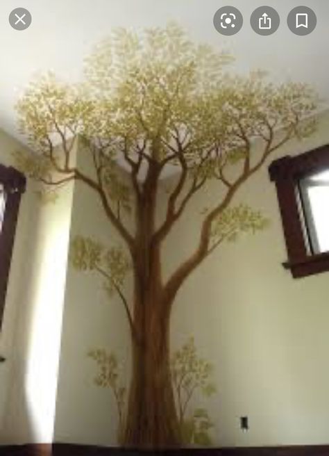 Mural Pictures, Tree Wall Painting, Kim Hunter, Tree Wall Murals, Tree Mural, Nursery Mural, Painting Pictures, Bedroom Murals, Wall Painting Decor