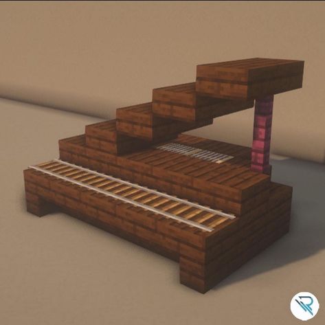 Minecraft Bed Inspiration, Living Room Decor Minecraft, Minecraft Room Ideas In Game Aesthetic, Minecraft Seats, Minecraft Sofa Design, Furnace Area Minecraft, Minecraft Spiral Staircase Design, Minecraft Couch Design, Minecraft Attic Ideas