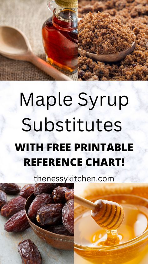 Substitute For Maple Syrup In Recipes, Maple Syrup Substitute Baking, Substitute For Maple Syrup, Maple Syrup Substitute, Diy Syrup, Sorghum Syrup, Maple Syrup Recipes, Pancake Syrup, Organic Maple Syrup