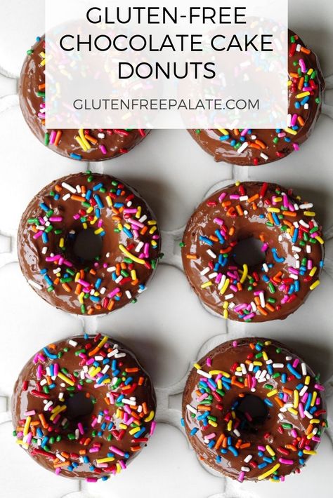 Gluten Free Donut Recipe, Gluten Free Doughnuts, Flax Meal, Baked Donut Recipes, Gluten Free Chocolate Cake, Chocolate Glazed Donuts, Gluten Free Chocolate Chip Cookies, Gluten Free Donuts, Gluten Free Chocolate Chip