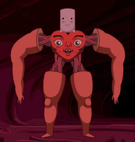 *shudder* Ricardio the heart guy Adventure Time Heart Guy, Ricardo The Heart Guy, Ricardo Adventure Time, Roger Clemens, 2010s Nostalgia, Adventure Time Characters, Ultimate Spider Man, Artsy Photos, Magic Man